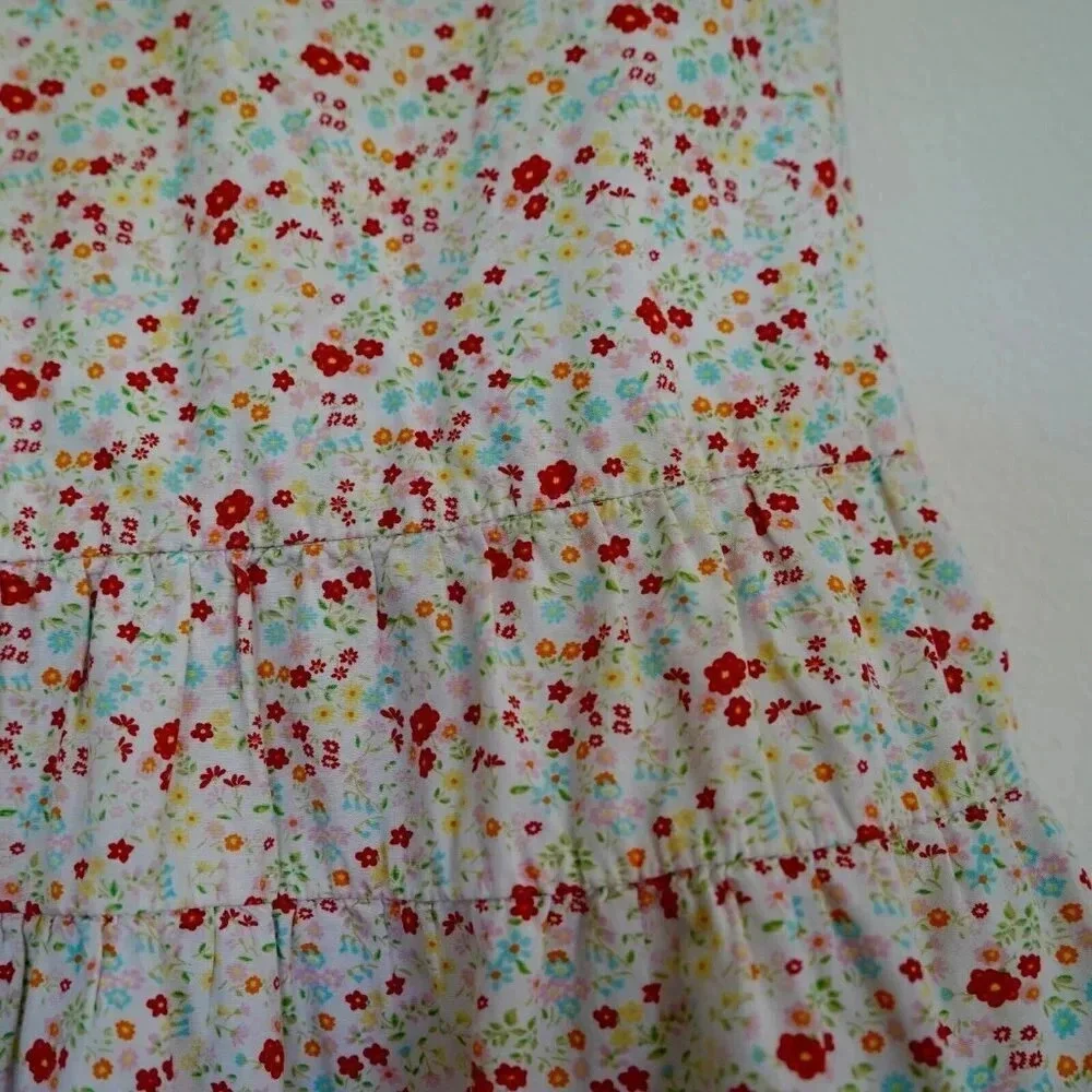 Girls LAURA ASHLEY short sleeve floral dress‎ Size 6X - Picture 2 of 8
